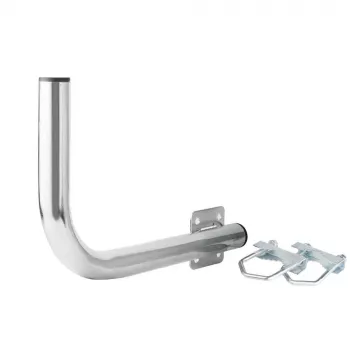 Extralink supporto per balcone sinistro B300 con staffe a U M8 acciaio zincato