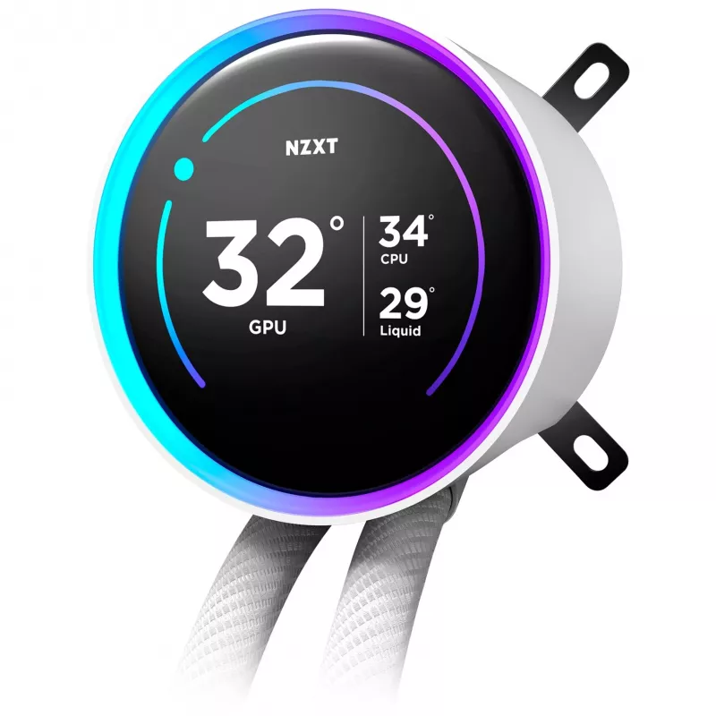 Dissipatore a liquido all-in-one NZXT Kraken Elite 360 RGB 12 cm bianco