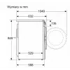 Lavatrice a carica frontale Bosch WGE02201PL — 8 kg, 1200 giri/min, cestello 55 l, display LED, inverter