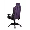 Sedia gaming Arozzi Torretta SoftFabric viola – design ergonomico, braccioli regolabili, schienale reclinabile