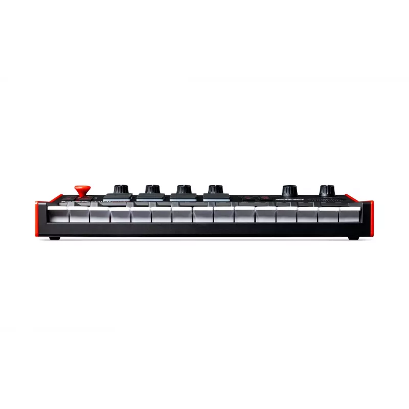 Akai MPK Mini Play MK3 tastiera di controllo MIDI con controller pad, USB, nero/rosso