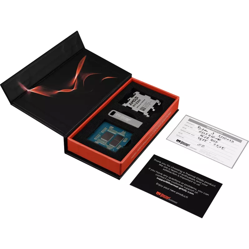 Thermal Grizzly kit delid CPU per AMD Ryzen 9 9950X3D (confezionato, delidded, per dissipatori direct-die)
