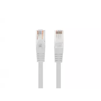 Cavo patch LANBERG Cat.6 UTP LSZH CU 1 m grigio testato Fluke