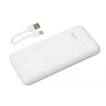Powerbank portatile IBOX IPB10 10000 mAh, Li-Ion, Quick Charge 3.0, uscite USB-C e USB-A, 20W PD