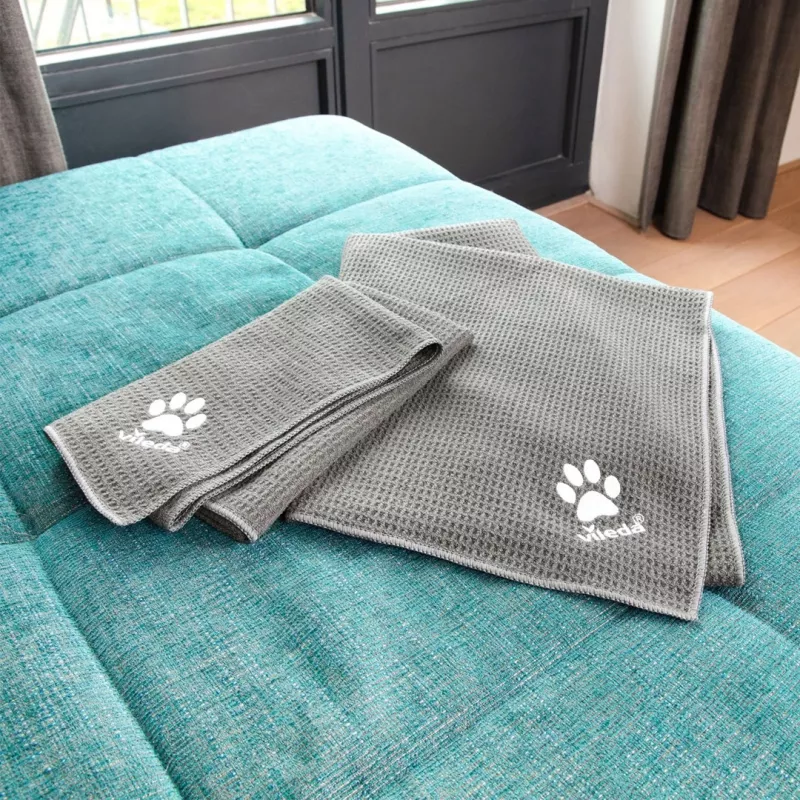 Panno VILEDA Pet Wipes 172650 450x700 mm, poliestere, lavabile in lavatrice, grigio