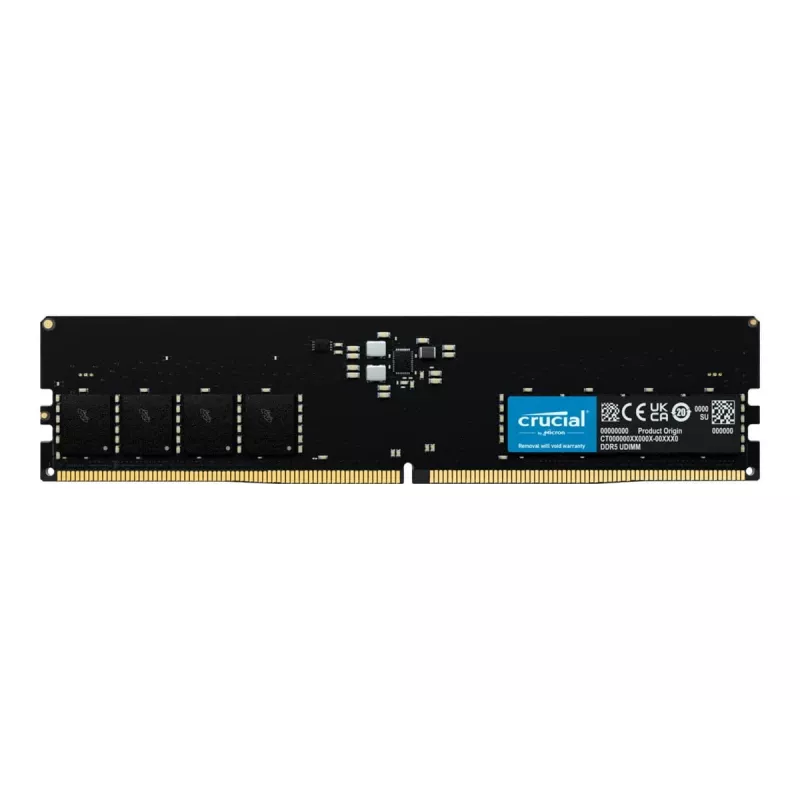 Crucial CT16G48C40U5 DIMM, 1x 16 GB, DDR5, 4800 MHz, CL40, 1,1 V, 16 Gbit