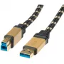 Cavo USB 3.0 ROLINE GOLD Type-A M - B M 3,0 m