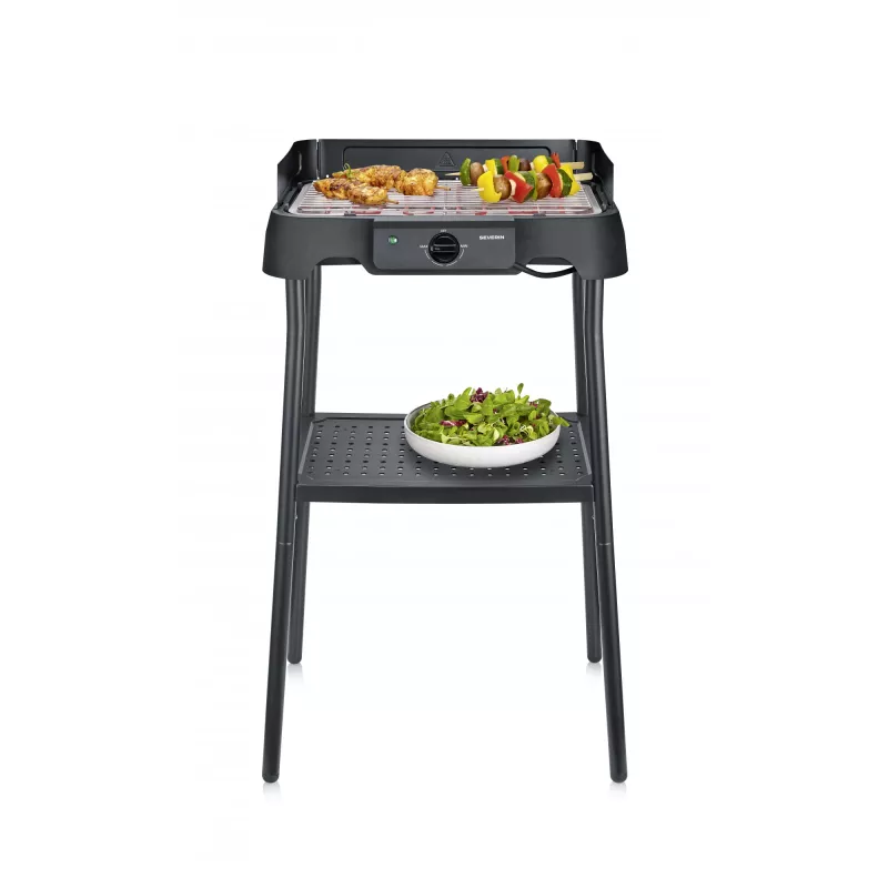 Griglia elettrica da tavolo SEVERIN PG 8594 — 2000 W, griglia rettangolare, nero