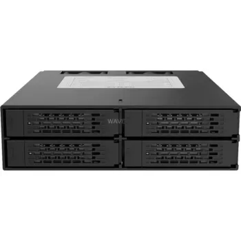 ICY DOCK - ToughArmor - MB994SP-4S - Backplane SAS/SATA II, Trayless, 4x SAS/SATA 2,5 pollici interni su 4x SATA host - alluminio - nero - SAS/SATA 6 Gbit/s - ventola 40 mm