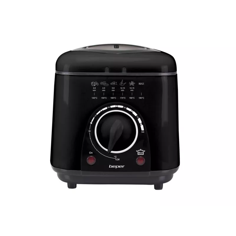 Friggitrice elettrica Beper P101FRI100, potenza 1000 W, capacità 2 L