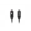 Cavo LANBERG USB-C a USB-C CA-CMCM-40CU-0018-BK — USB 2.0, 1,8 m, nero