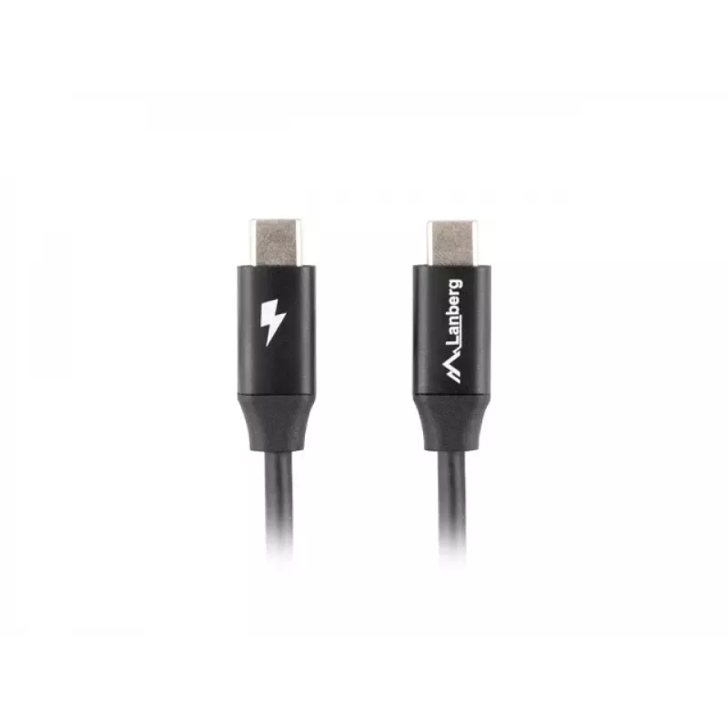 Cavo LANBERG USB-C a USB-C CA-CMCM-40CU-0018-BK — USB 2.0, 1,8 m, nero