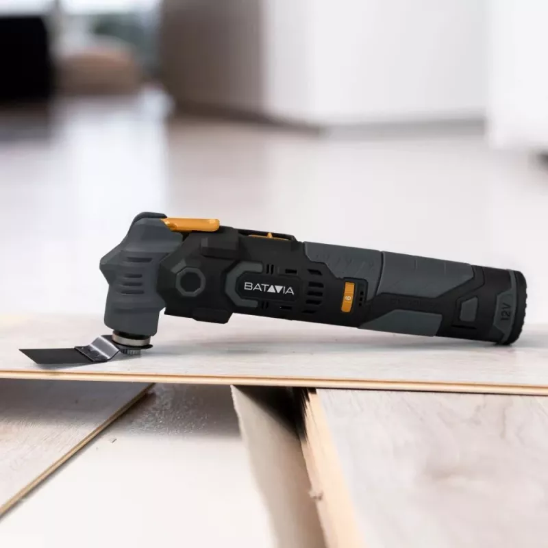 Batavia B.V. | Multitool antiviibrazione 12V batteria - Set Fixxpack 2.0 (incl. batteria 2,0 Ah e cavo di ricarica USB-C)