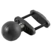 RAM Mounts base a morsetto per pali quadrati fino a 2 pollici di larghezza diametro sfera 5,71 cm