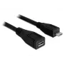Cavo USB DeLOCK 83248 USB 2.0 1m Micro-USB B nero