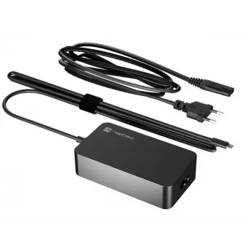 NATEC Grayling USB-C 45W alimentatore universale nero