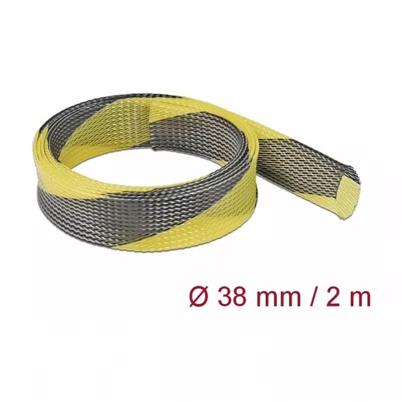 Guaina per cavo DeLOCK 20752 nero giallo
