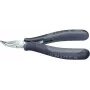 Pinza a punta ESD Knipex 35 42 115 ESD curva 45° 115 mm