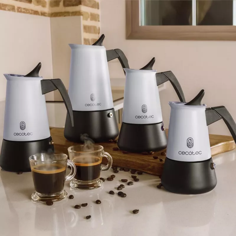 Piccolina 600, macchina per caffè azzurro/nero, 300 ml | 6 tazze