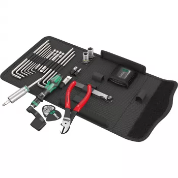 Set di utensili per chitarra 9100 Kraftform kompakt, 27 pezzi (nero)