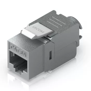 Keystone Jack Ubiquiti UACC-Keystone-Jack-C6A RJ-45 piatto metallico