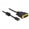 Adattatore cavo video DeLOCK 83585 Micro-HDMI su DVI-D 1 m