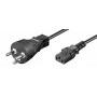 Microconnect PE1204100R cavo di alimentazione nero 10 m connettore IEC 320 C13