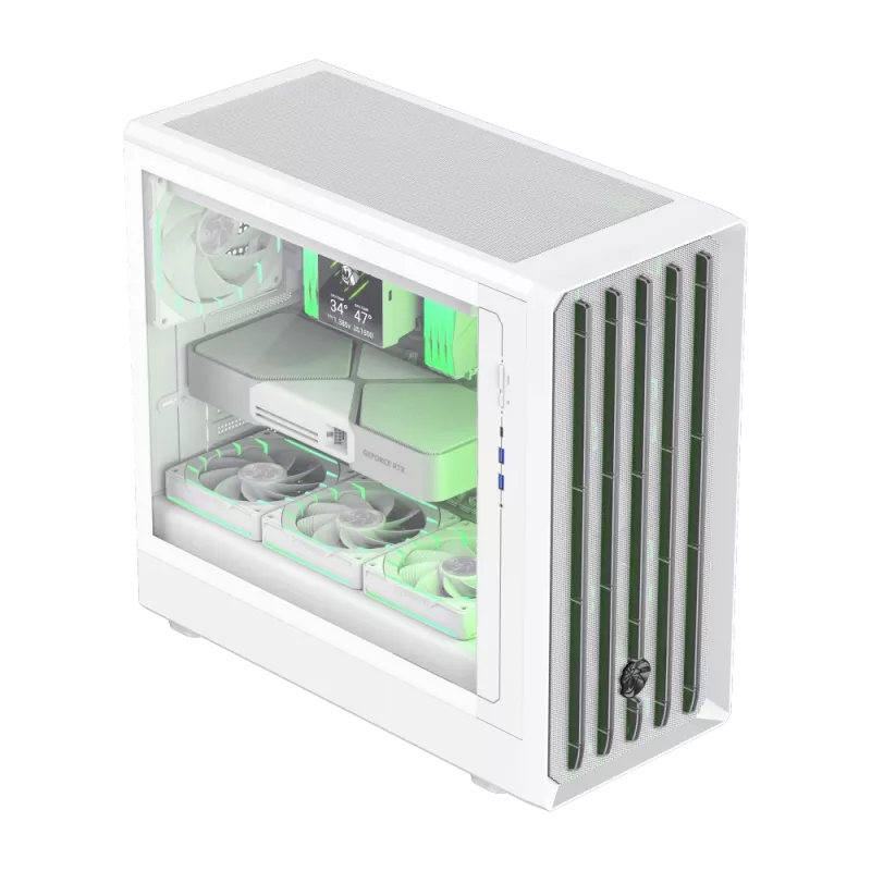 Case Gamemax | CLAW 460 WH | bianco | Mid-Tower | alimentatore non incluso