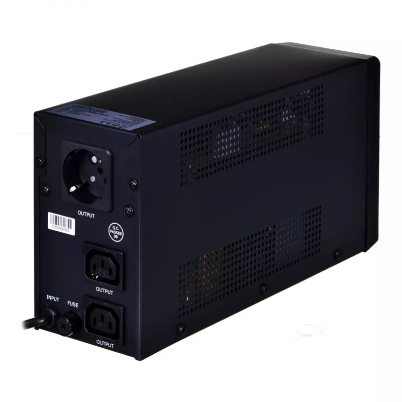 UPS ENERGENIE EG-UPS-031 Line-Interactive 0,65 kVA 390 W 2 uscite C13, 7 Ah VRLA