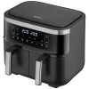 Friggitrice ad aria Severin FR 2453 Double 3,25 L 2850 W nero argento