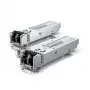 Ricetrasmettitore SFP Ubiquiti che supporta l'uso di fibra multimodale con connettore duplex LC-UPC. (UACC-OM-MM-1G-D)