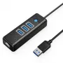 Hub USB ORICO PW3UR-U3 3 porte con porta Ethernet RJ45