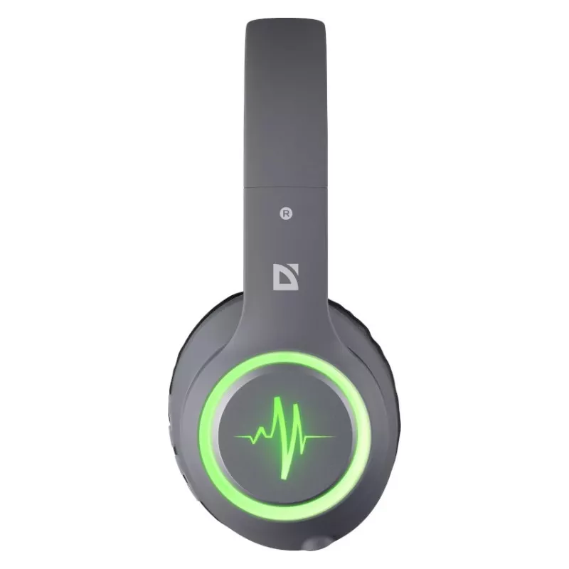 Headset DEFENDER FREEMOTION B571 LED wireless binaurale, driver 4 cm, batteria 6–8 h, design chiuso, 20–20000 Hz