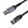 Cavo Internet CAT6 UTP, USB3.0 Type-A - RJ45, 3 m