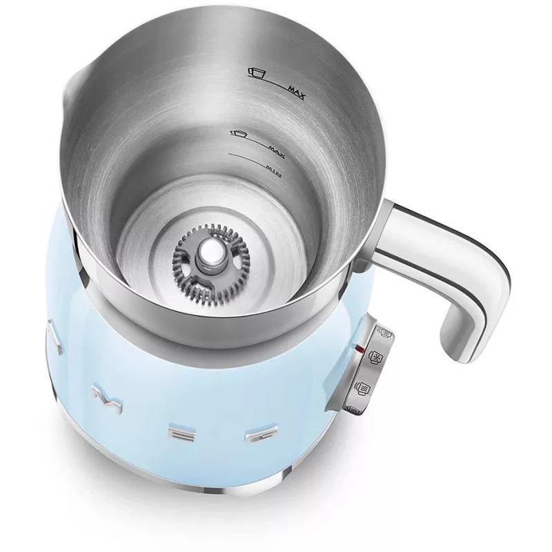 SMEG MFF11PBEU monta latte 50's Style blu pastello