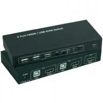 Switch KVM SpeaKa professional SP-4330460 — 2 porte HDMI + USB, 1920x1080