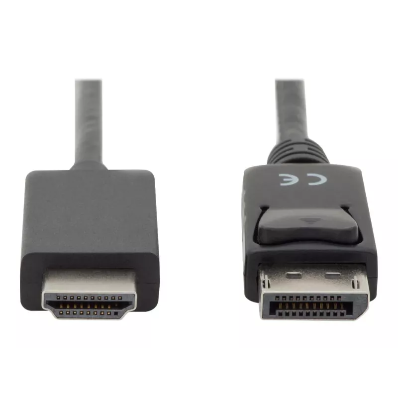 Cavo adattatore DisplayPort 1.2 con blocco 4K 60Hz UHD Type DP/HDMI A M/M nero 2 m