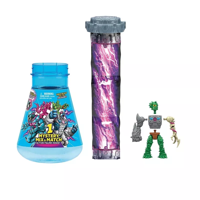 Set di figure Cobi Mr Beast Lab Hybrids — action figure da collezione di Cobi