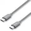 Cavo USB Nevox 1654 USB 2.0 2 m USB C grigio argento