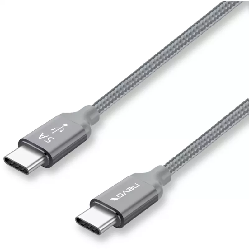 Cavo USB Nevox 1654 USB 2.0 2 m USB C grigio argento