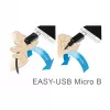 Cavo USB DeLOCK 84807 USB 2.0 1 m USB A Micro-USB B bianco