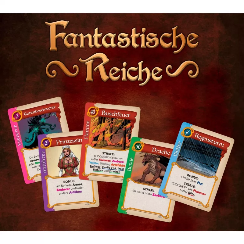 Fantastische Reiche, gioco di carte