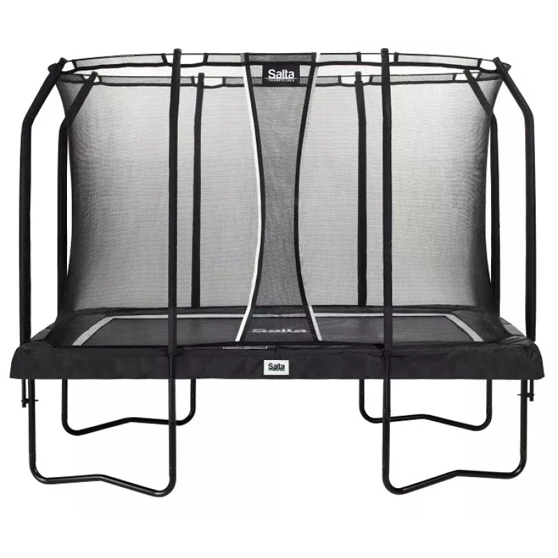 Salta Premium Schwarz Edition 214x305 cm trampolino per tempo libero/giardino