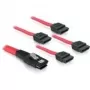 Cavo SATA DeLOCK 83074 4x 1 m rosso