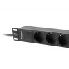 LANBERG CIABATTA 10 RACK (1U, 16A, 3X SCHUKO)