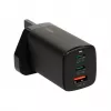 iBOX C-65 nero, caricabatterie universale GaN 65 W con spina UK