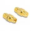 Adattatore DeLOCK RP-SMA femmina a SMA femmina diametro 8 mm larghezza 17,1 mm