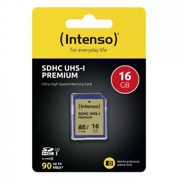 Intenso 16 GB SDHC UHS-I Class 10 scheda di memoria 3421470