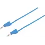 Cavo di misura VOLTCRAFT [connettore maschio 4 mm - connettore maschio 4 mm] 2 m blu MSB-300 (MSB-300-2-BL)