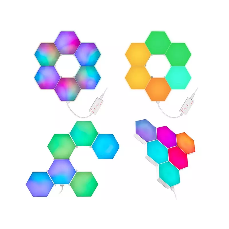 Pannello LED RGB da incasso TRACER Smart Hexagon Tracer 47256 Ambience TRAOSW47256